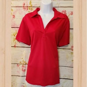 Ladies Port Authority Red Polo Shirt